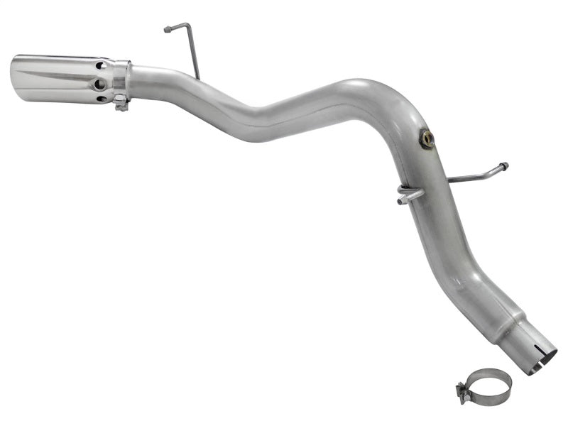 aFe LARGE BORE HD 3.5in DPF-Back Alum Exhaust w/Polished Tip 2016 GM Colorado/Canyon 2.8L (td) DPF Back aFe