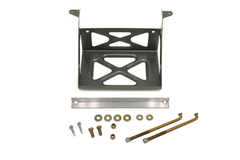BMR 82-02 3rd Gen F-Body Battery Relocation Mount Kit - Black Hammertone Battery Accessories BMR Suspension