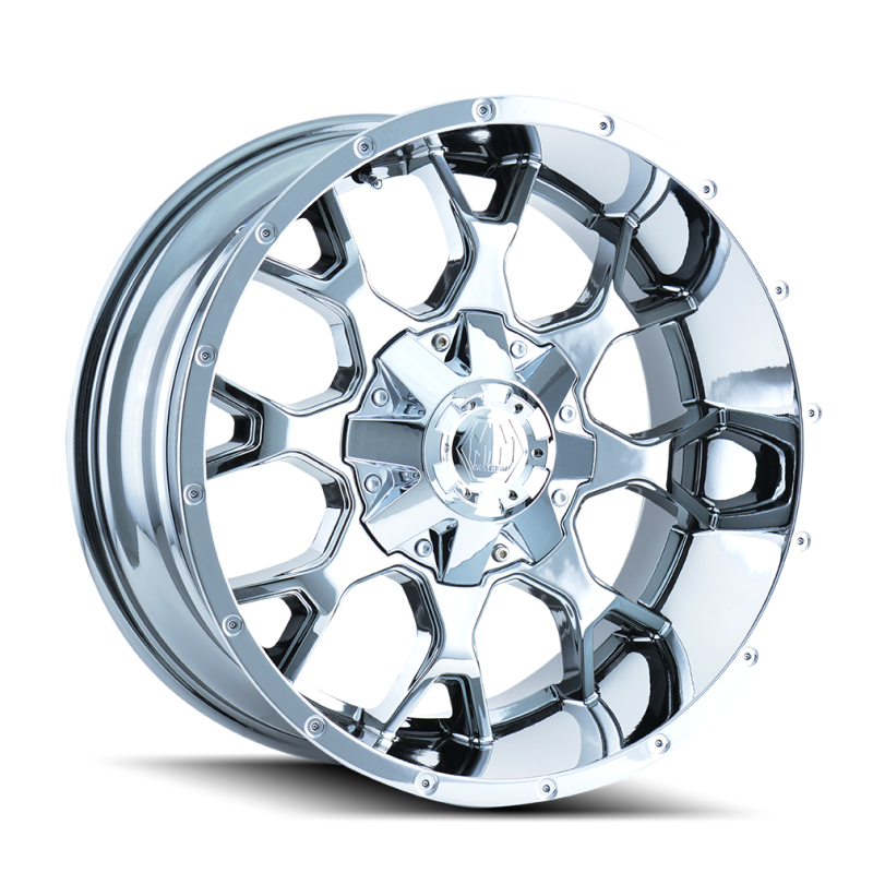 Mayhem 8015 Warrior 20x9 / 8x180 BP / 18mm Offset / 124.1mm Hub Chrome Wheel Wheels - Cast Mayhem