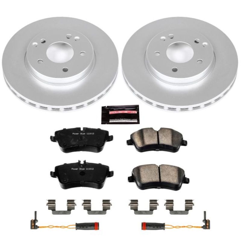 Power Stop 02-05 Mercedes-Benz C230 Front Z23 Evolution Sport Coated Brake Kit Brake Kits - Performance D&S PowerStop
