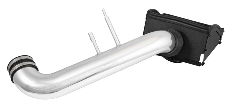 Spectre 15-18 Ford F150 V8-5.0L F/I Air Intake Kit - Polished w/Red Filter Cold Air Intakes Spectre