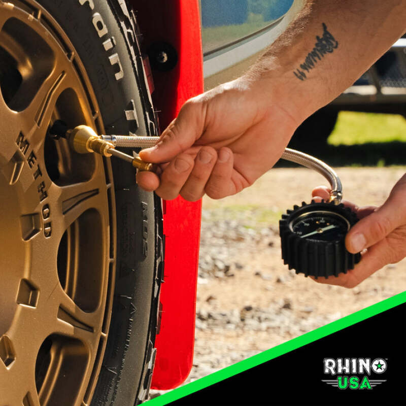 Rhino USA 60Psi Tire Deflator Gauge Gauges Rhino USA