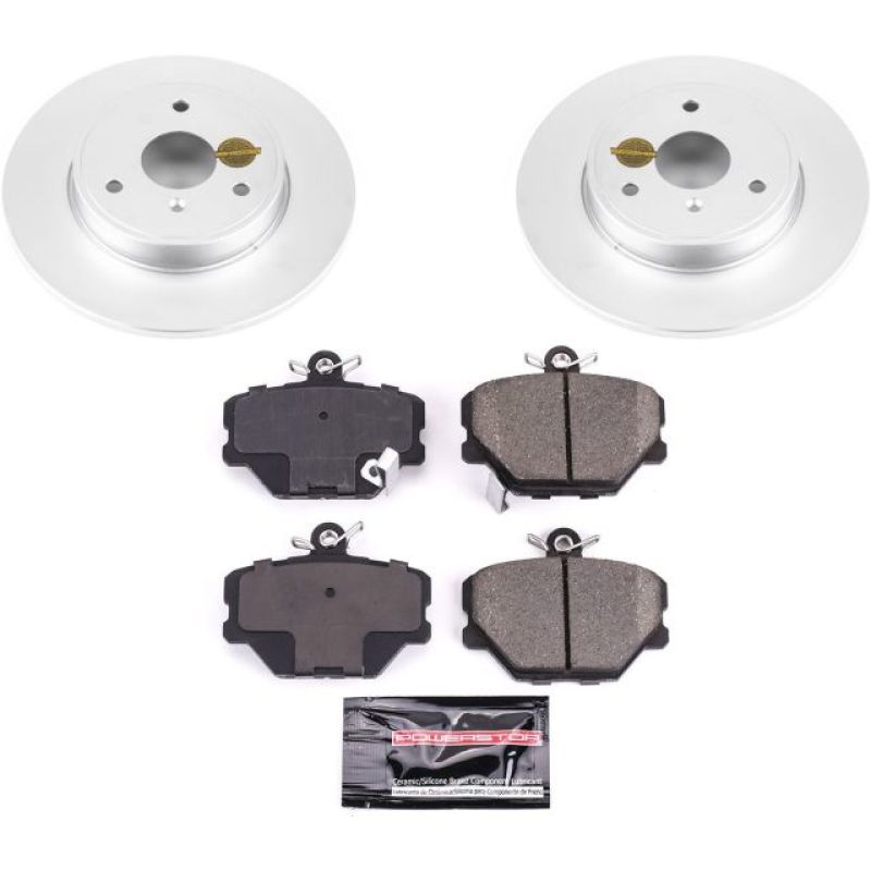 Power Stop 08-16 Smart Fortwo Front Z23 Evolution Sport Coated Brake Kit Brake Kits - Performance D&S PowerStop