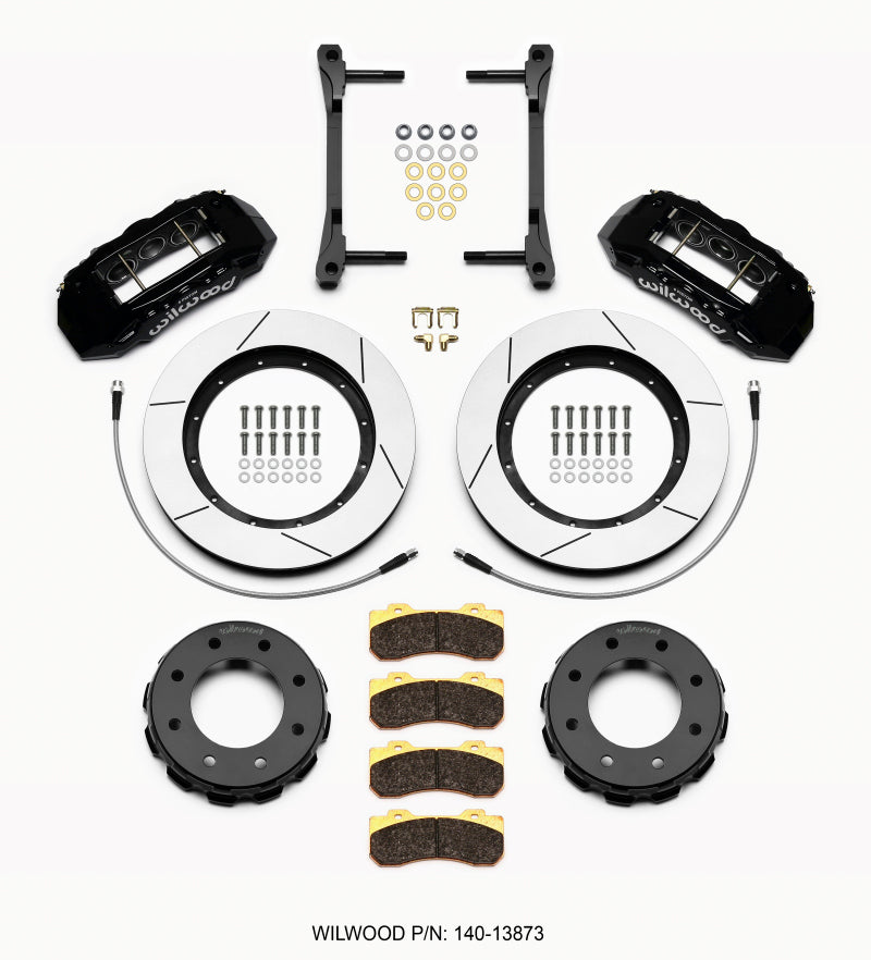 Wilwood TX6R Front Kit 15.00in Black 2011-2015 GM Truck/SUV 2500 Big Brake Kits Wilwood