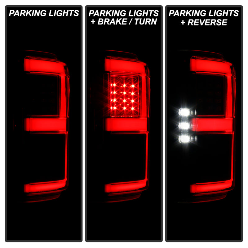 Spyder 18-20 Ford F150 w/ Rear Blind Spot LED Tail Lights - Black (ALT-YD-FF15018BS-LED-BK) Tail Lights SPYDER