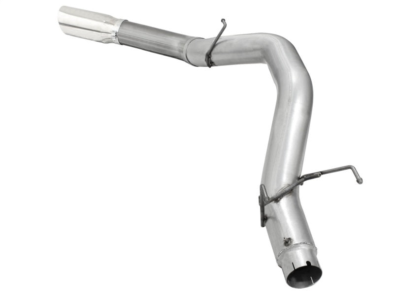 aFe Atlas 5in DPF-Back Aluminized Steel Exh Dodge RAM Diesel 13-14 6.7L (td) Mega Cab w/Polished Tip DPF Back aFe