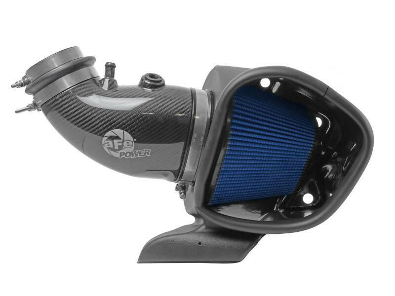 aFe 12-21 Jeep Grand Cherokee 6.4L Track Series Carbon Fiber Cold Air Intake System w/Pro 5R Filter Cold Air Intakes aFe