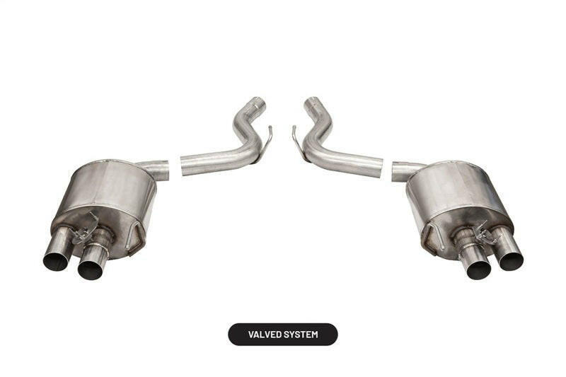 Corsa 2015-2020 Ford Mustang GT350/R 5.2L V8 Dual Rear Axle-Back- Stainless Dual Rear Exit Axle Back CORSA Performance