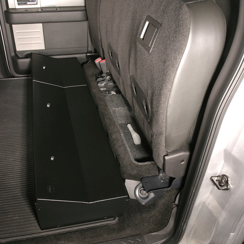 Tuffy Ford F150 Supercrew Underseat Lockbox Full Length W/ Keyed Lock Cargo Boxes & Bags Tuffy Products