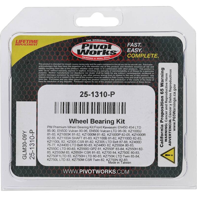 Pivot Works Premium Wheel Bearing Wheel Bearings Pivot Works