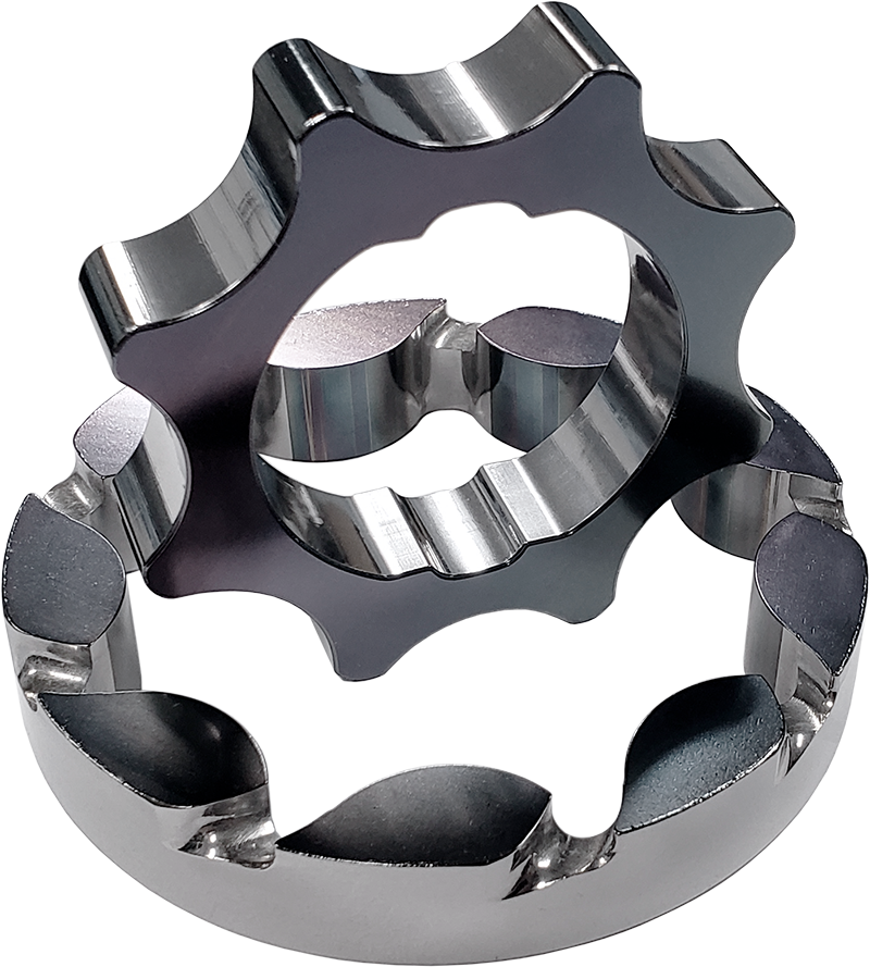 Boundary 2011+ Ford Coyote Mustang/GT350 Billet Black Oil Pump Gear - Vane Ported MartenWear Treated Oil Pumps Boundary