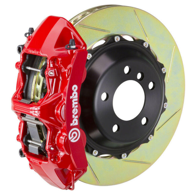 Brembo 13-17 Q5 3.0T/TDI/Hybrid Front GT BBK 6 Piston Cast 380x32 2pc Rotor Slotted Type1 -Red Brake Kits - Performance Slot Brembo