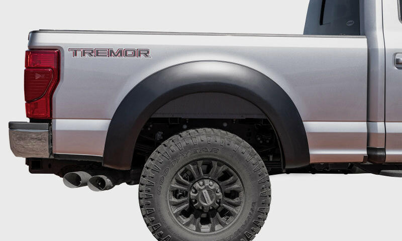 Bushwacker 99-10 Ford F-250 Super Duty Styleside Extend-A-Fender Style Flares 2pc - Black Fender Flares Bushwacker