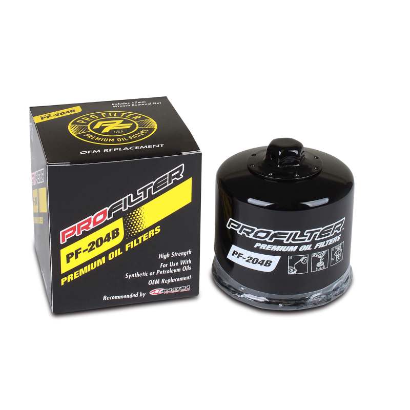 ProFilter Arctic Cat/Honda/Kaw/MV Agusta/Triumph/Yam Spin-On Black Various Performance Oil Filter Oil Filters ProFilter