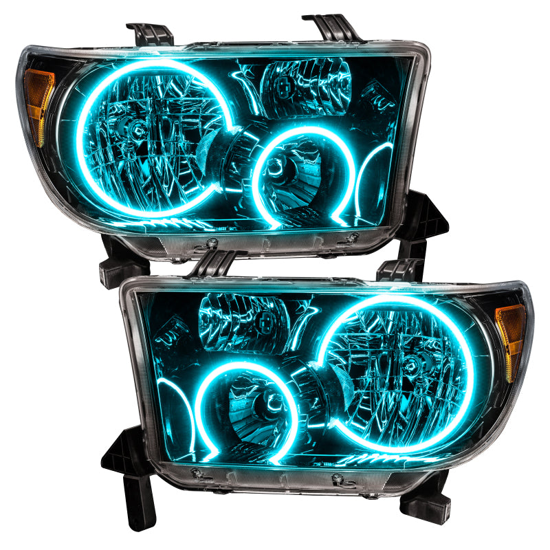 Oracle 07-11 Toyota Tundra Pre-Assembled Headlights - Black Housing - w/ BC1 Controller Headlights ORACLE Lighting
