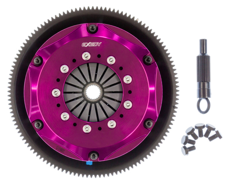 Exedy 1986-1989 Mazda RX-7 R2 Hyper Twin Cerametallic Clutch Sprung Center Disc Push Type Cove Clutch Kits - Multi Exedy