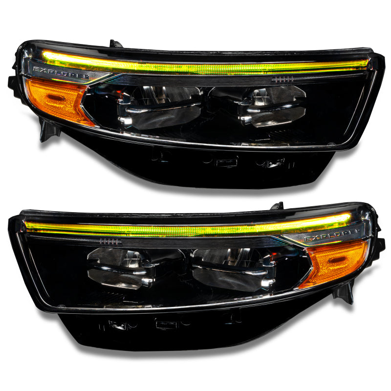 Oracle 20-22 Ford Explorer Dynamic RGB Headlight DRL Upgrade Kit - ColorSHIFT - Dynamic Headlights ORACLE Lighting