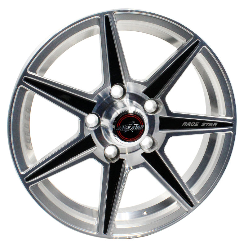 Race Star 72 ValStar 17x4.5 / 5x4.50BC / 2BS / 3.072in CB / Machined w/Black Accents Wheel Wheels - Forged Race Star