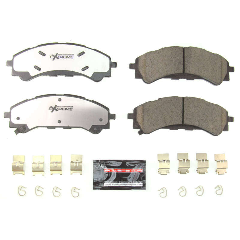 Power Stop 2019 Ford Ranger Front Z36 Truck & Tow Brake Pads w/Hardware Brake Pads - Performance PowerStop