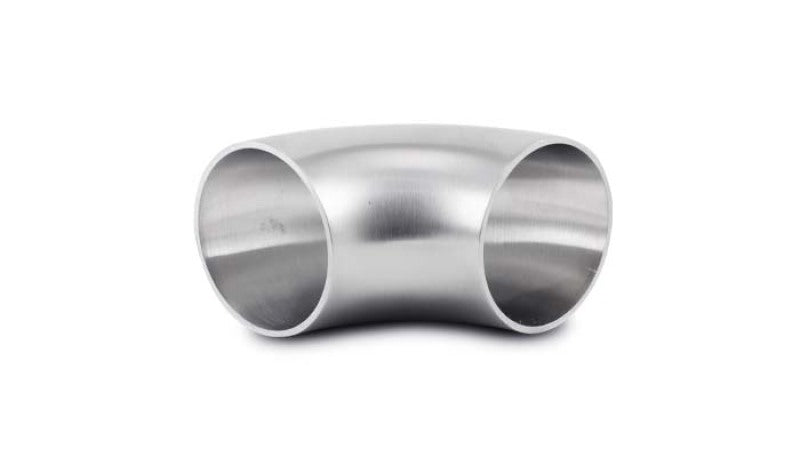 Vibrant 1.5in OD T304 SS 90 Deg Mandrel Bend Elbow (1.5in Centerline Radius) Steel Tubing Vibrant