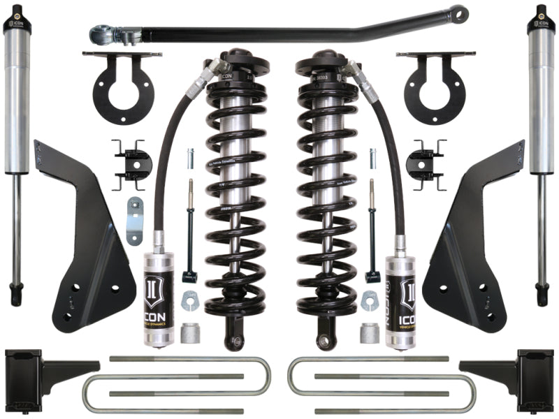 ICON 05-07 Ford F-250/F-350 4-5.5in Stage 2 Coilover Conversion System Coilover Components ICON
