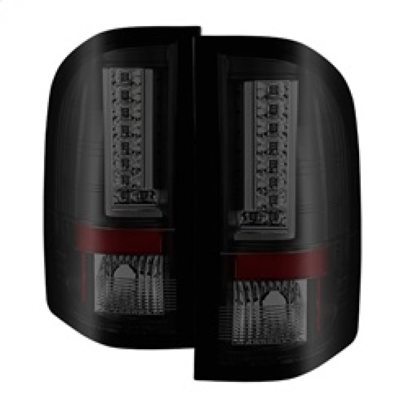 Spyder 07-13 Chevy Silverado (Exc 2010 Model) Version 2 LED Tail Lights ALT-YD-CS07V2-LED-BSM Tail Lights SPYDER