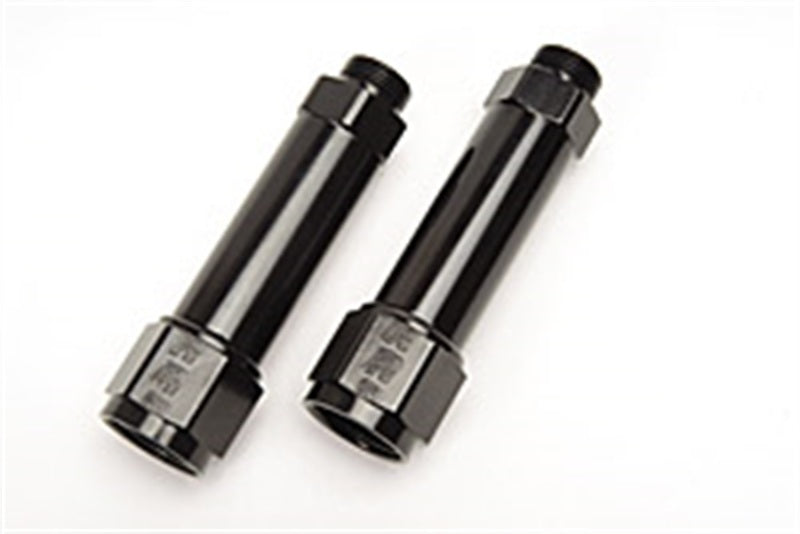 Russell Performance DEMON CARB INLET FITTING IN BLK/SLVR Fittings Russell