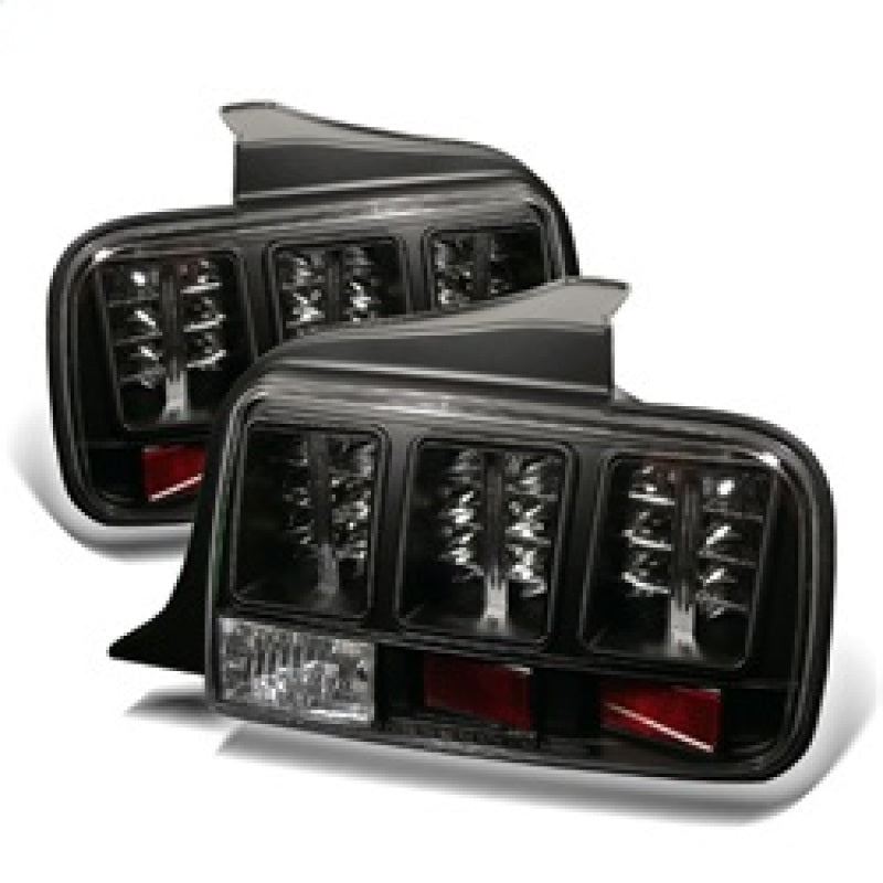 Spyder Ford Mustang 05-09 LED Tail Lights Black ALT-YD-FM05-LED-BK Tail Lights SPYDER