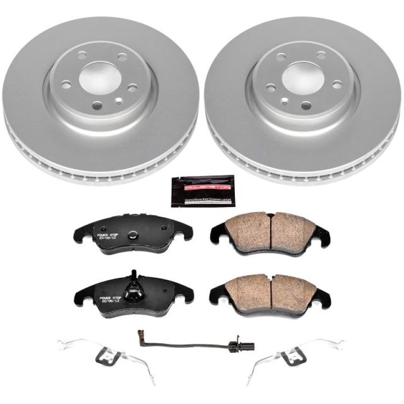 Power Stop 12-16 Audi A4 Front Z23 Evolution Sport Coated Brake Kit Brake Kits - Performance D&S PowerStop