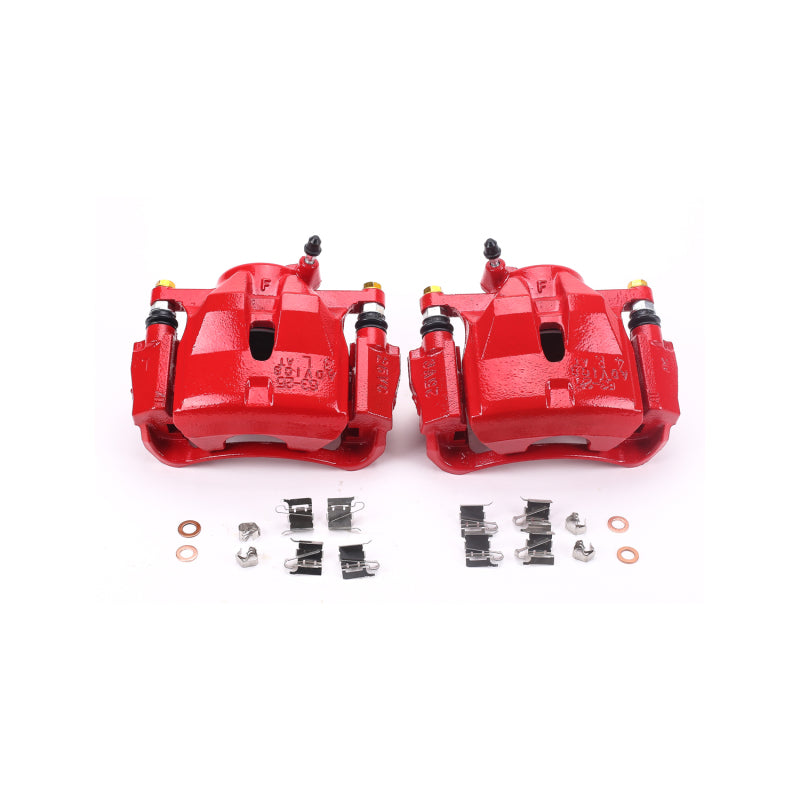 Power Stop 10-12 Lexus HS250h Front Red Calipers w/Brackets - Pair Brake Calipers - Perf PowerStop