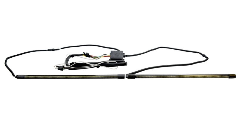 Putco 2019+ Ram 1500/Jeep Wrangler JK/JL 18in Red Split Blade LED Tailgate Light Bar (Pair) Light Tailgate Bar Putco