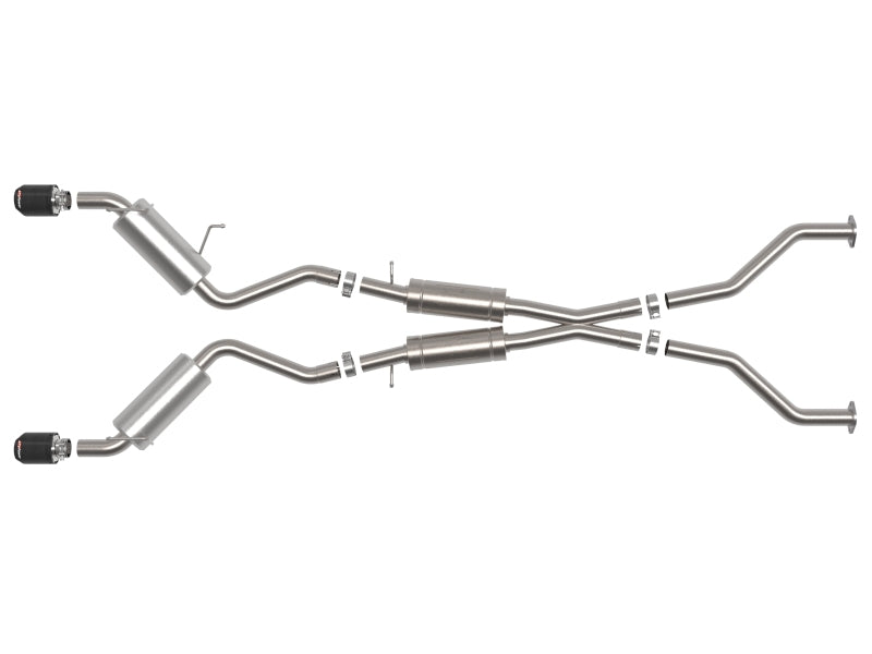 aFe Takeda Cat-Back Exhaust System Nissan 370Z 09-20 V6-3.7L- Carbon Tip Catback aFe
