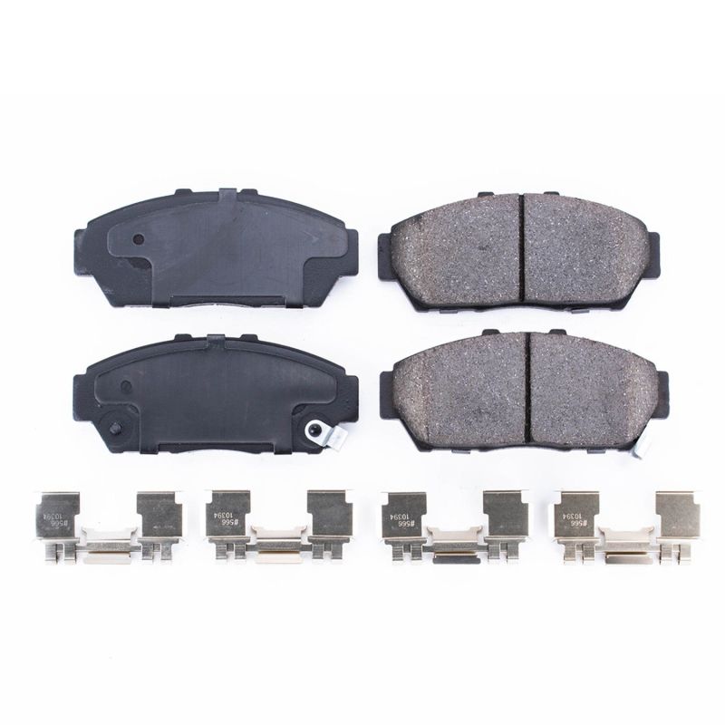 Power Stop 94-01 Acura Integra Front Z17 Evolution Ceramic Brake Pads w/Hardware Brake Pads - OE PowerStop