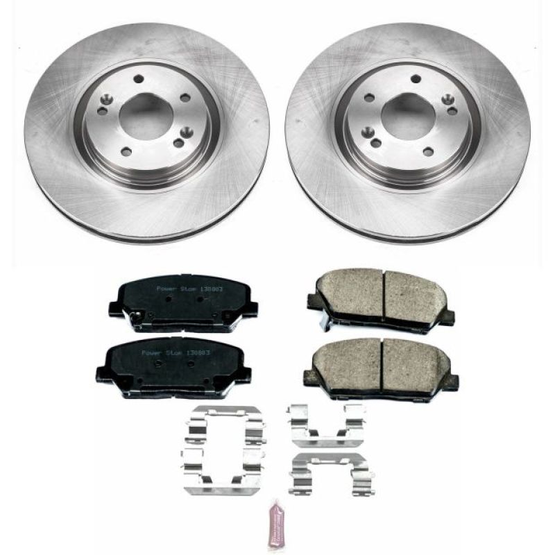 Power Stop 11-15 Kia Optima Front Autospecialty Brake Kit Brake Kits - OE PowerStop