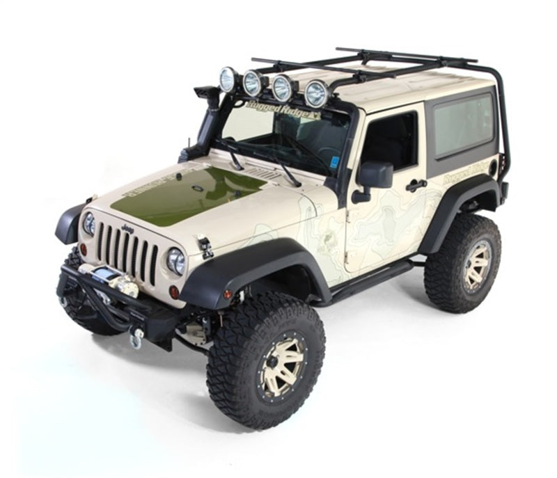 Rugged Ridge Roof Rack 07-18 Jeep 2-Door Jeep Wrangler Roof Rack Rugged Ridge