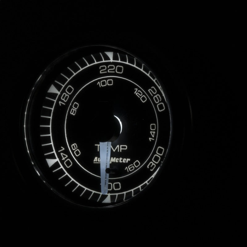 Autometer Chrono 2-1/16in 140-380 Degree Digital Stepper Motor Temperature Gauge Gauges AutoMeter
