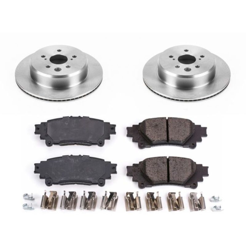 Power Stop 13-19 Lexus GS350 Rear Autospecialty Brake Kit Brake Kits - OE PowerStop