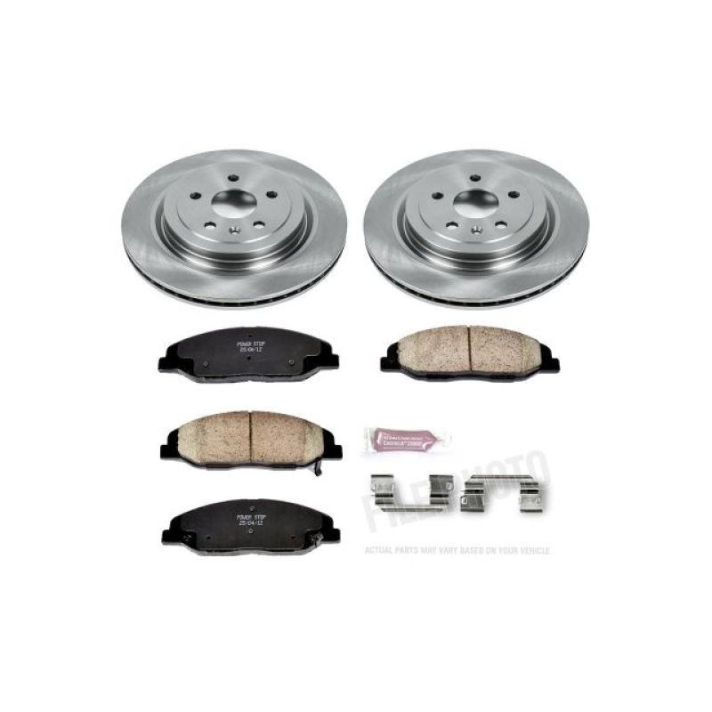 Power Stop 08-14 Cadillac CTS Rear Autospecialty Brake Kit Brake Kits - OE PowerStop