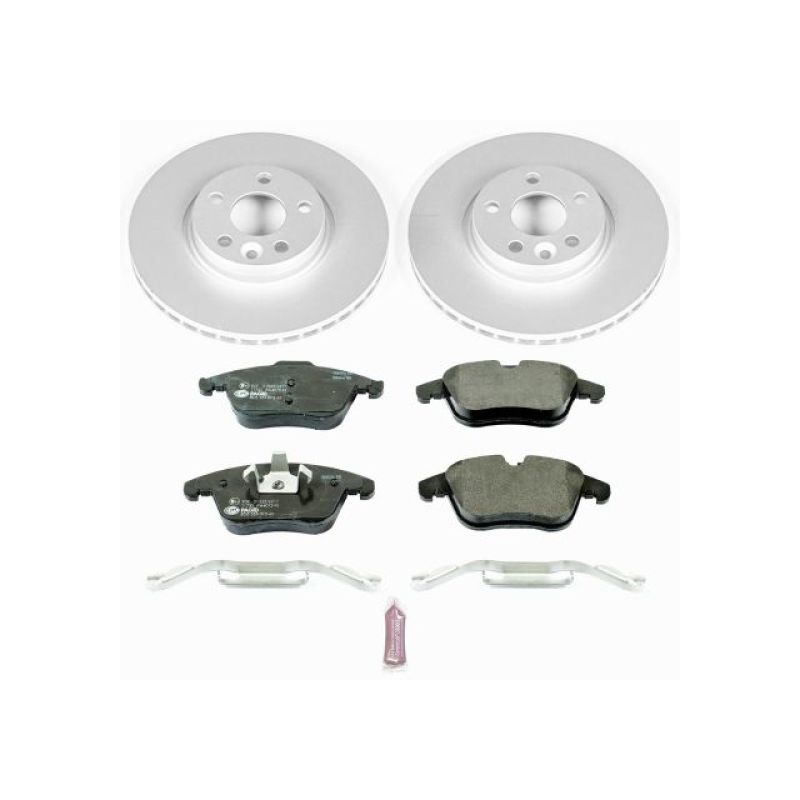 Power Stop 11-14 Volvo S60 Front Euro-Stop Brake Kit Brake Kits - OE PowerStop