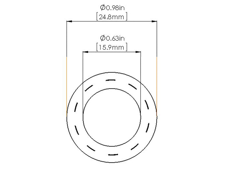 aFe Magnum FORCE Replacement Fuel Hose 5/8 IN ID x 36 IN L Air Intake Components aFe