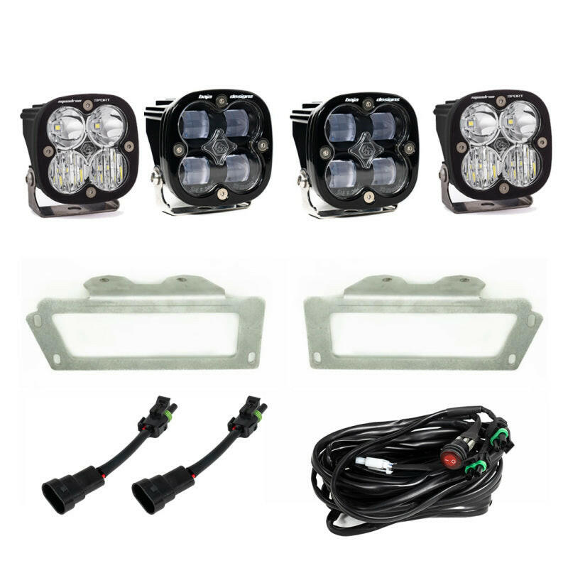 Baja Designs 09-12 Ram 2500/3500 Fog Pocket Kit - White Fog Lights Baja Designs