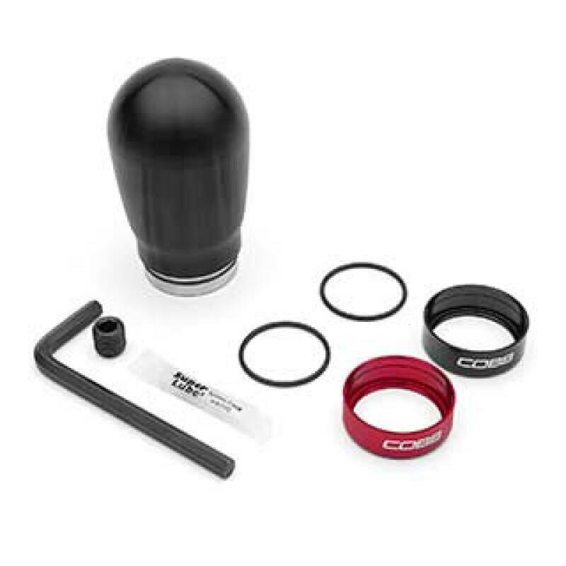 COBB 04-23 Volkswagen Golf GTI / 14-24 Volkswagen Golf R Tall Weighted Shift Knob - Black Shift Knobs COBB