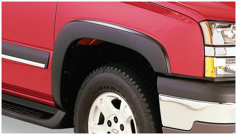 Bushwacker 03-06 Chevy Avalanche 1500 OE Style Flares 4pc w/out Body Hardware - Black Fender Flares Bushwacker