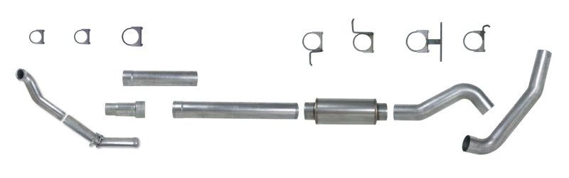 Diamond Eye KIT 5in TB SGL AL: 94-97 FORD 7.3L F250/F350 PWRSTROKE NFS W/ CARB EQUIV STDS Turbo Back Diamond Eye Performance