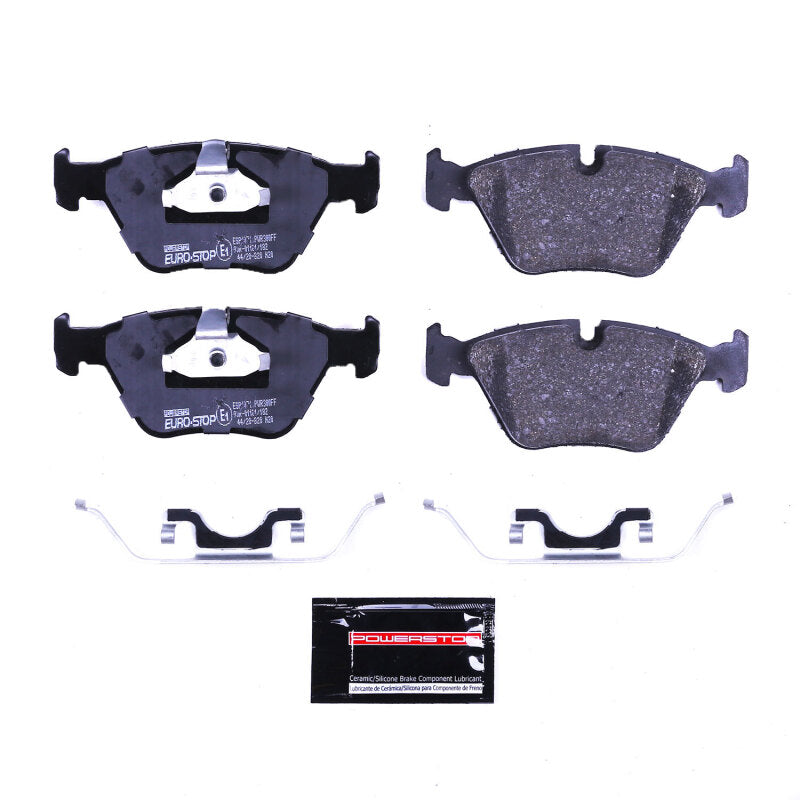 Power Stop 05-06 BMW M3 Euro-Stop ECE-R90 Front Brake Pads Brake Pads - OE PowerStop