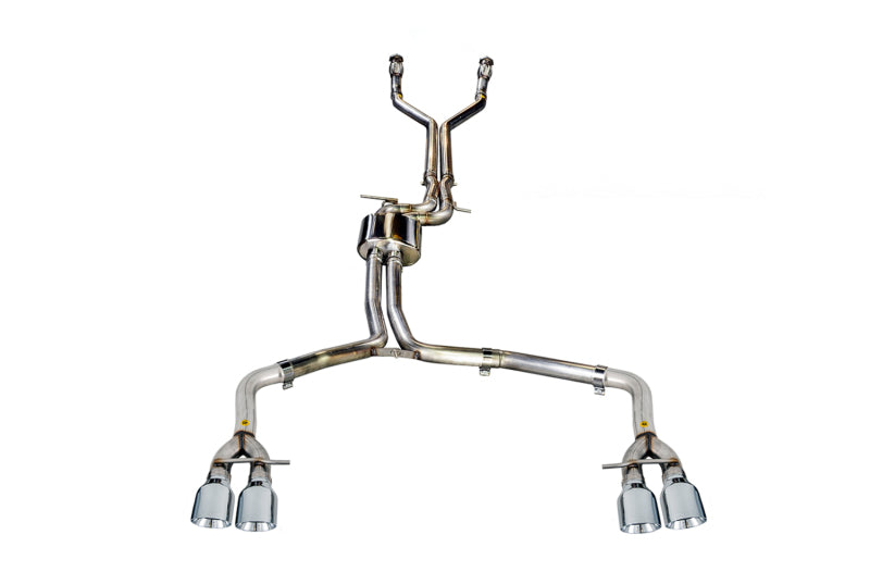 AWE Tuning Audi C7 / C7.5 S6 4.0T Track Edition Exhaust - Chrome Silver Tips Catback AWE Tuning