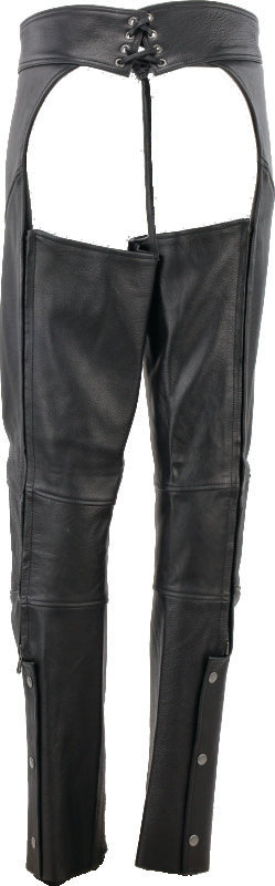 Kuryakyn Leather By River Road Sierra Leather Chaps Black Womens - Small Pants Kuryakyn