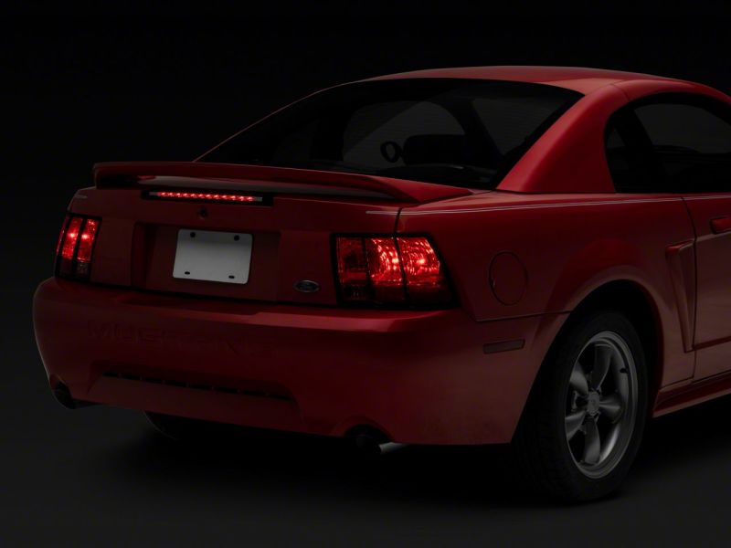 Raxiom 99-04 Ford Mustang Excluding 03-04 Cobra Axial Series LED Third Brake Light- Clear Lens Brake Lights Raxiom