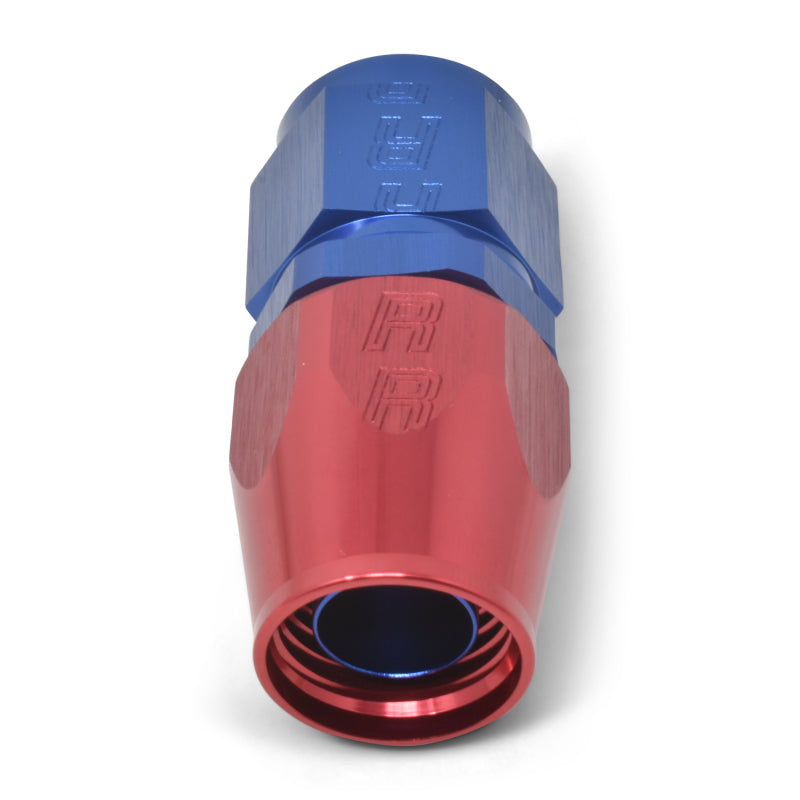 Russell Performance -10 AN Red/Blue Straight Full Flow Hose End Fittings Russell