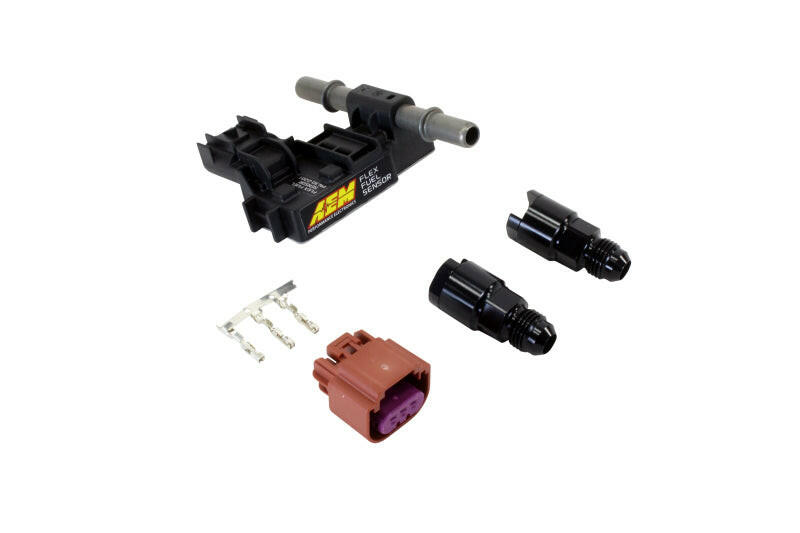 AEM Ethanol Content Flex Fuel Sensor w/ -6AN fittings Kit Data Acquisition AEM